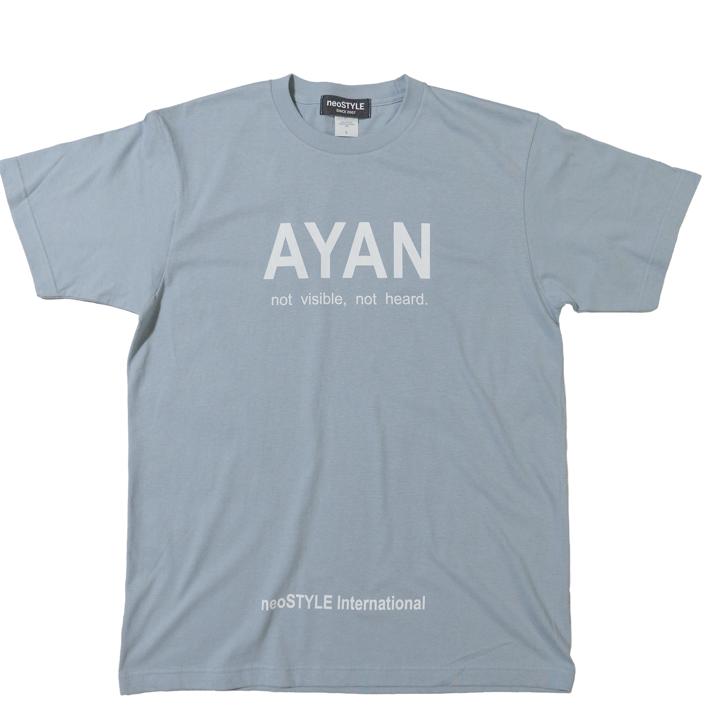 【限定】AYAN 半袖Tシャツ|not visible, not heard./neoSTYLE Original
