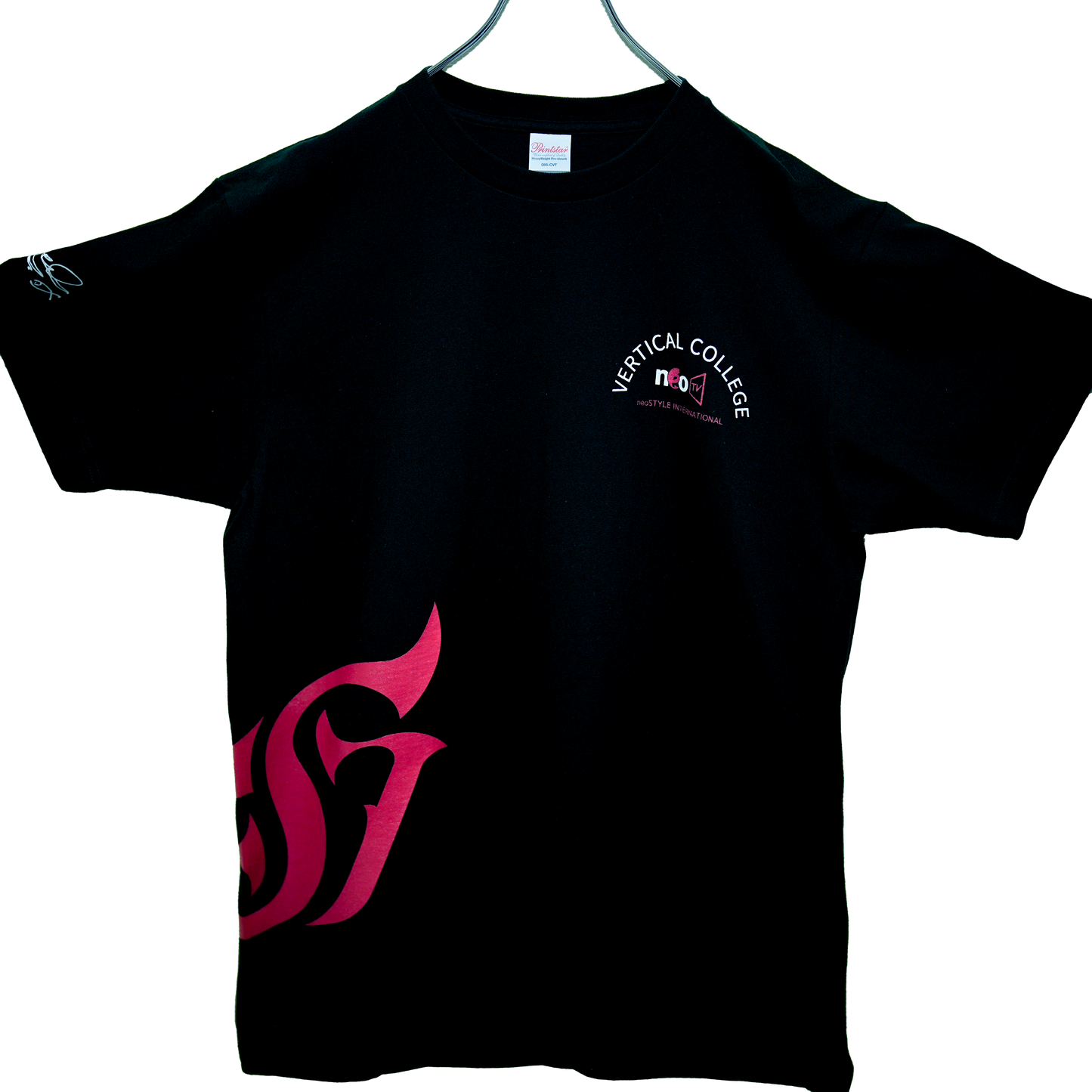 超お洒落 回り込みブラック『NSI』Tシャツ