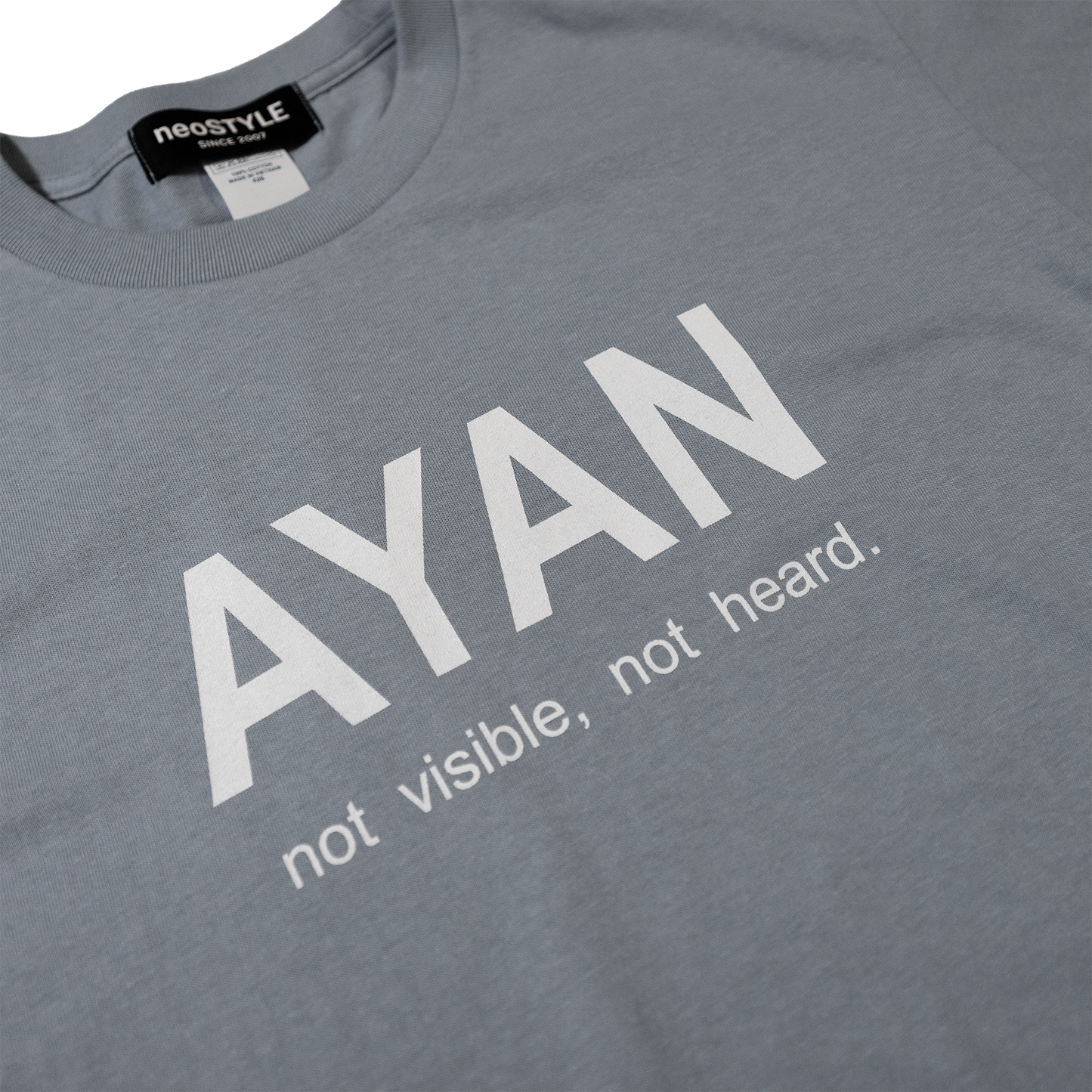 【限定】AYAN 半袖Tシャツ|not visible, not heard./neoSTYLE Original