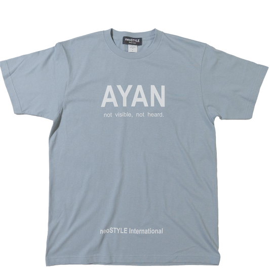 【限定】AYAN 半袖Tシャツ｜not visible, not heard.／neoSTYLE Original